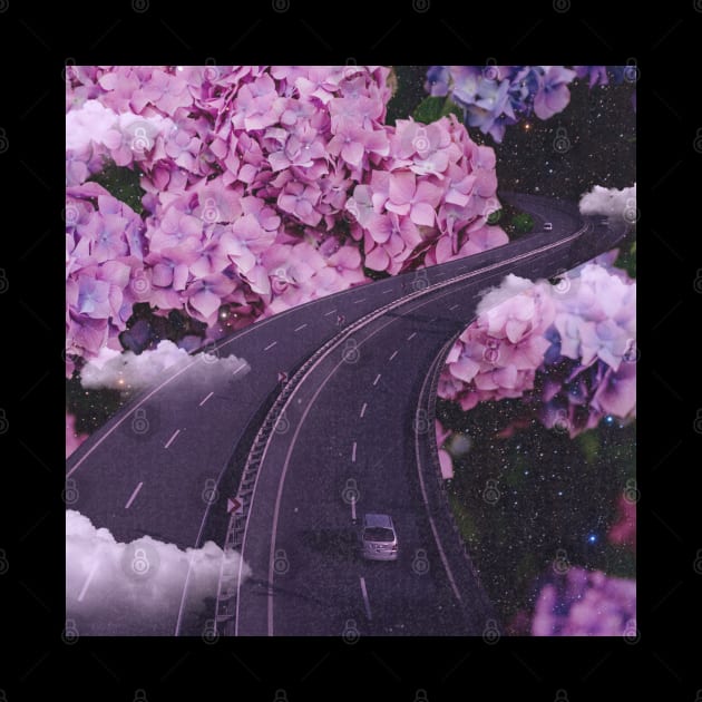 Pink Flower Road by RiddhiShah