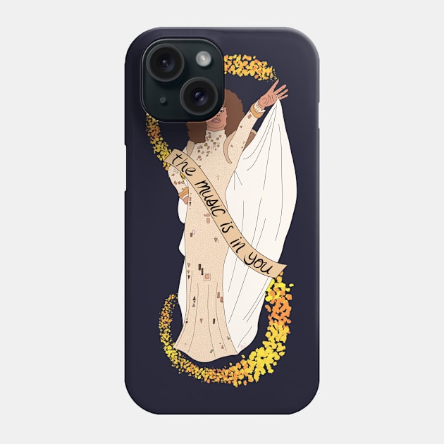 The Music is in You Phone Case by thecompassrose