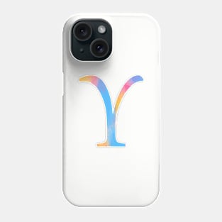 Sunrise Upsilon Letter Phone Case