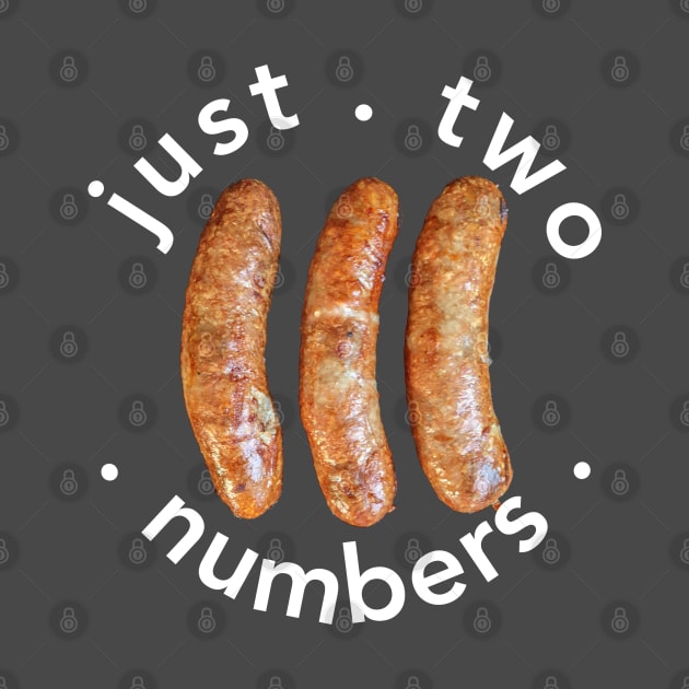 Just Two Numbers (white) by StevenFeldman