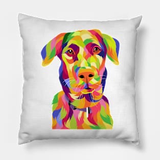 Dog Pop Art Pillow