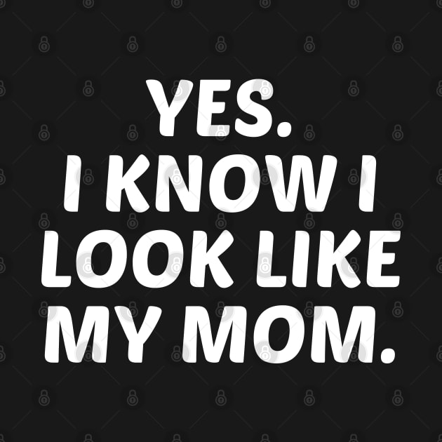 yes. i know i look like my mom by mdr design