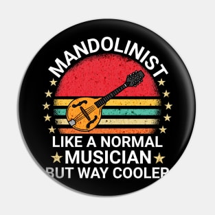 Mandolin Player Pin