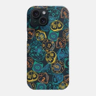 RPG Dice Everywhere Phone Case