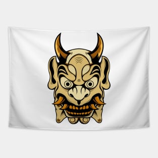 japanese devil mask Tapestry