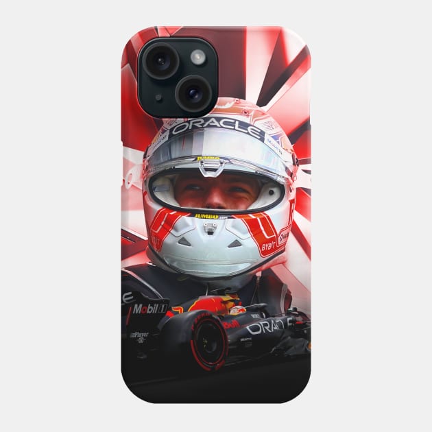 Max Red Phone Case by F1LEAD