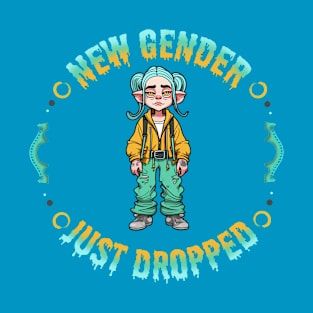 New Gender Just Dropped! Sleepy Troll T-Shirt