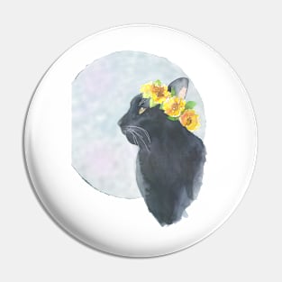 Black Cat Pin