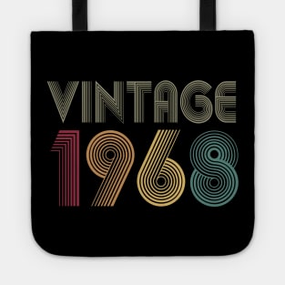 52th Birthday 1968 Gift Vintage Classic Tote