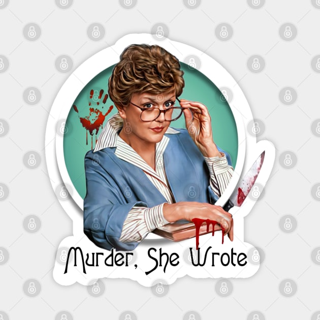 Murder She Wrote Magnet by Zbornak Designs