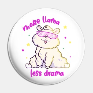 More llama less drama Pin