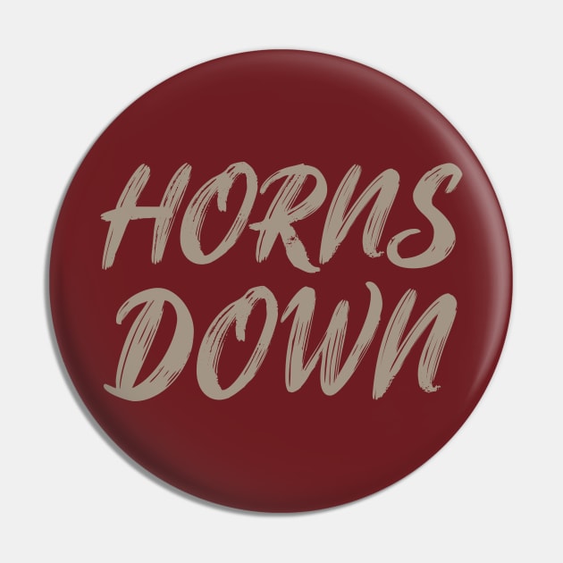 Horns Down Pin by Zen Cosmos Official