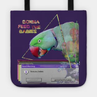 gonna feed the babies - a e s t h e t i c #3 Tote