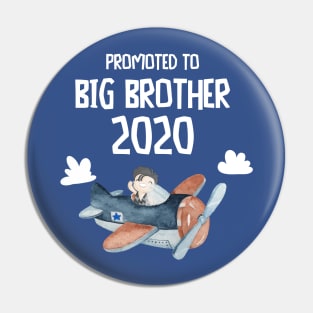 Promoted to Big Brother 2020 loves flying Airplane Pin