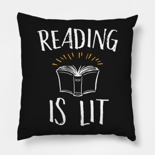 Reading Is Lit Pillow