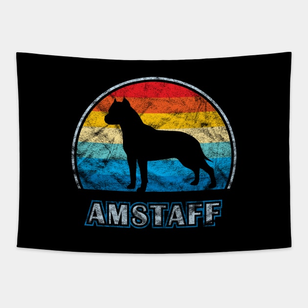 American Staffordshire Terrier Vintage Design Dog Tapestry by millersye