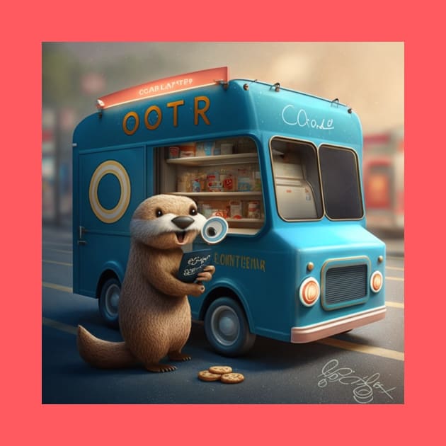 Letter O for Otter Operating their OOTR truck from AdventuresOfSela by Parody-is-King