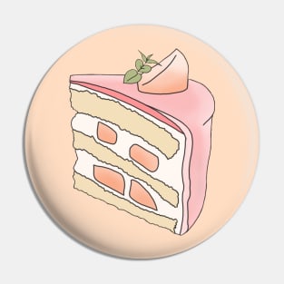 Peachy Cream Cake Pin