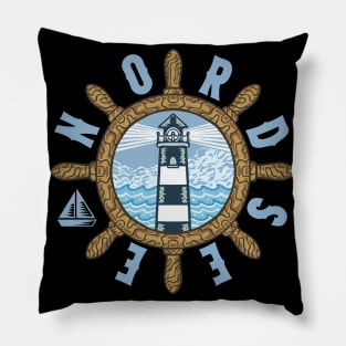 Nordsee Norddeutschland Leuchtturm Ostfriesland Pillow