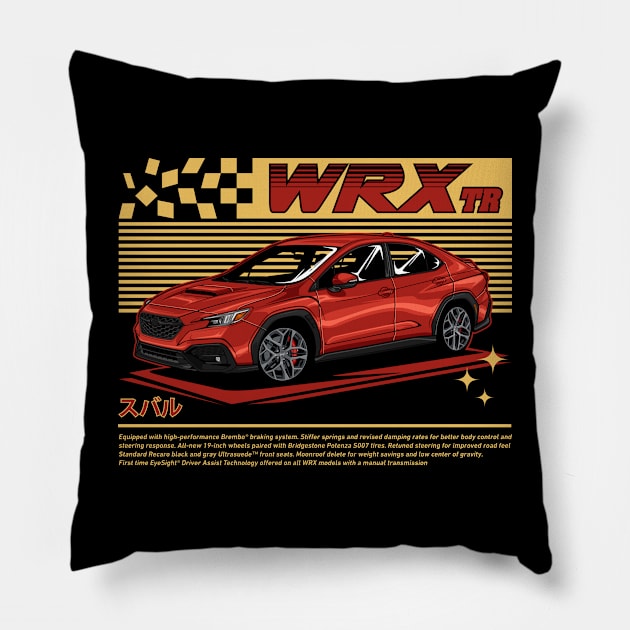 WRX TR Pillow by WINdesign