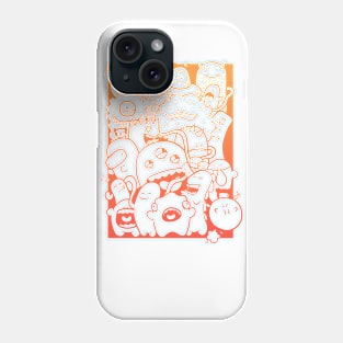 Monster invasion Phone Case