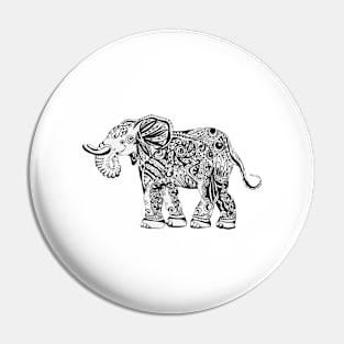 lucky charm.  elephant Pin