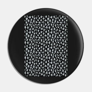 Black Grey Spot Dalmatian Pattern Pin