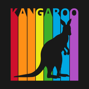 Cute Animal Rainbow Kangaroo T-Shirt