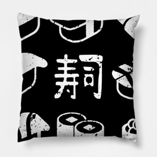 Sushi Tuna Salmon Egg Shrimp Ebi Magaro Akami Japan Pillow