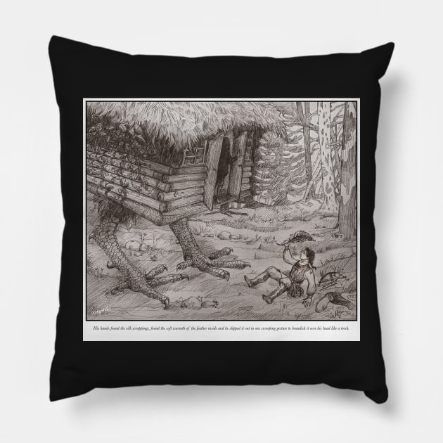 Chicken-leg House Pillow by artgroves