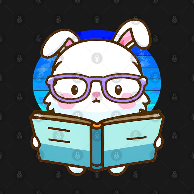 Bookworm bunny by FromBerlinGift