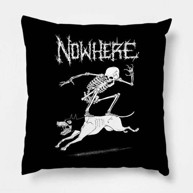 Night of the Dog Surfer Pillow by BarfComics