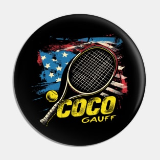 COCO GAUFF, tennis player, USA Pin