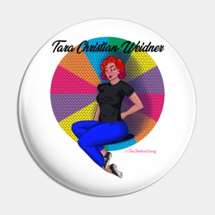 Tara Christian-Weidner Official Logo Pin