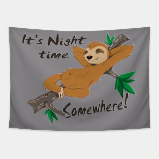 Sloth time Tapestry