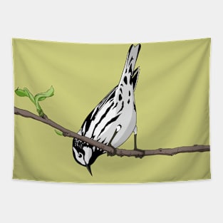 Black-and-white Warbler Tapestry