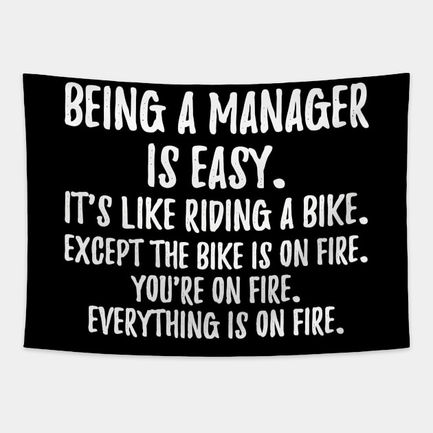 Being a Manager Tapestry by IndigoPine