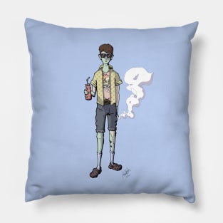 Zing Zombie Punk Pillow