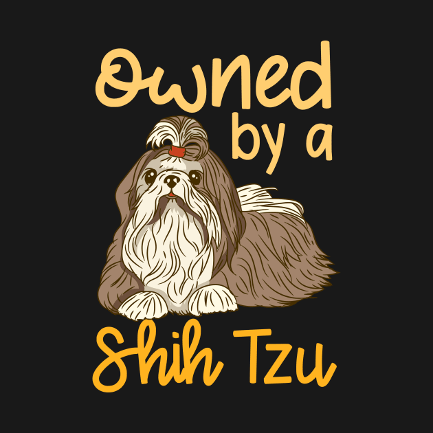 Owned By A Shih Tzu design for Chinese Dog Lover by biNutz