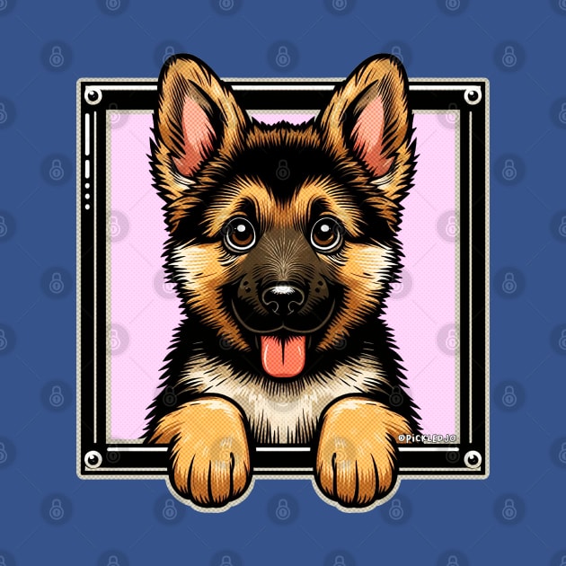 German Shepherd Pup by Sketchy