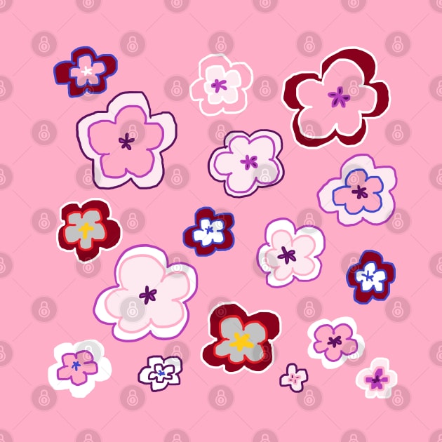 My garden full of flowers, Flower patterns by zzzozzo