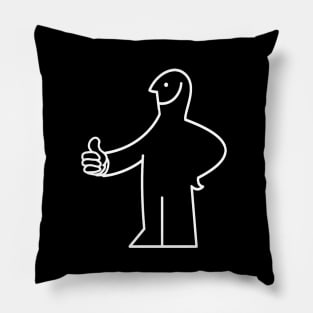 Ikea man (white version) Pillow