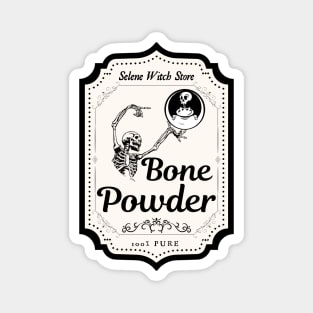 Vintage Label: 100% Pure Bone Powder from Selene Witch Store Magnet