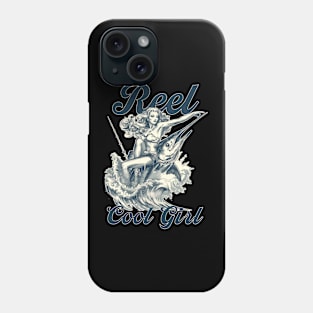 reel cool girl, pin up girl Phone Case