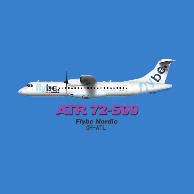 Avions de Transport Régional 72-500 - Flybe Nordic by TheArtofFlying