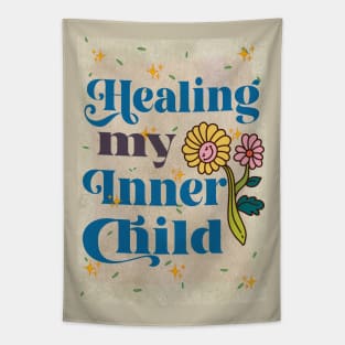 HEALING MY INNER CHILD SHOPPING POSTER STICKER Tapestry