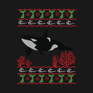 Killer Whale Ugly Sweater T-Shirt