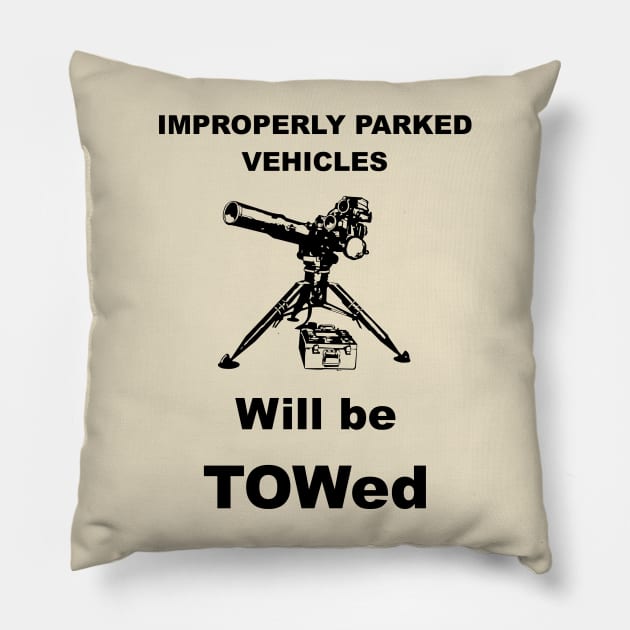 Tow Missile Pillow by LostHose