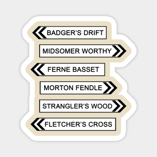 Midsomer Signs Magnet