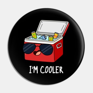 I'm Cooler Funny Box Pun Pin